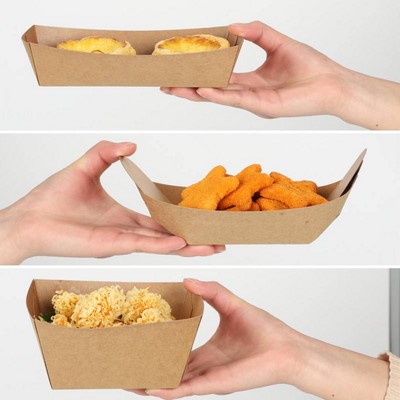 Kraft Paper Food Trays